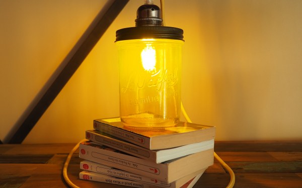 Industrial handmade lamp